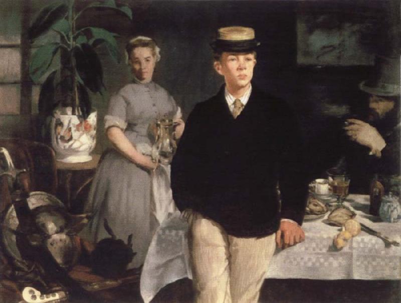 Edouard Manet Pinakothek new the Fruhstuck in the studio
